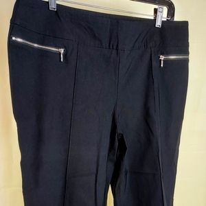Plus Size 16 Black Stretch Dress Pants